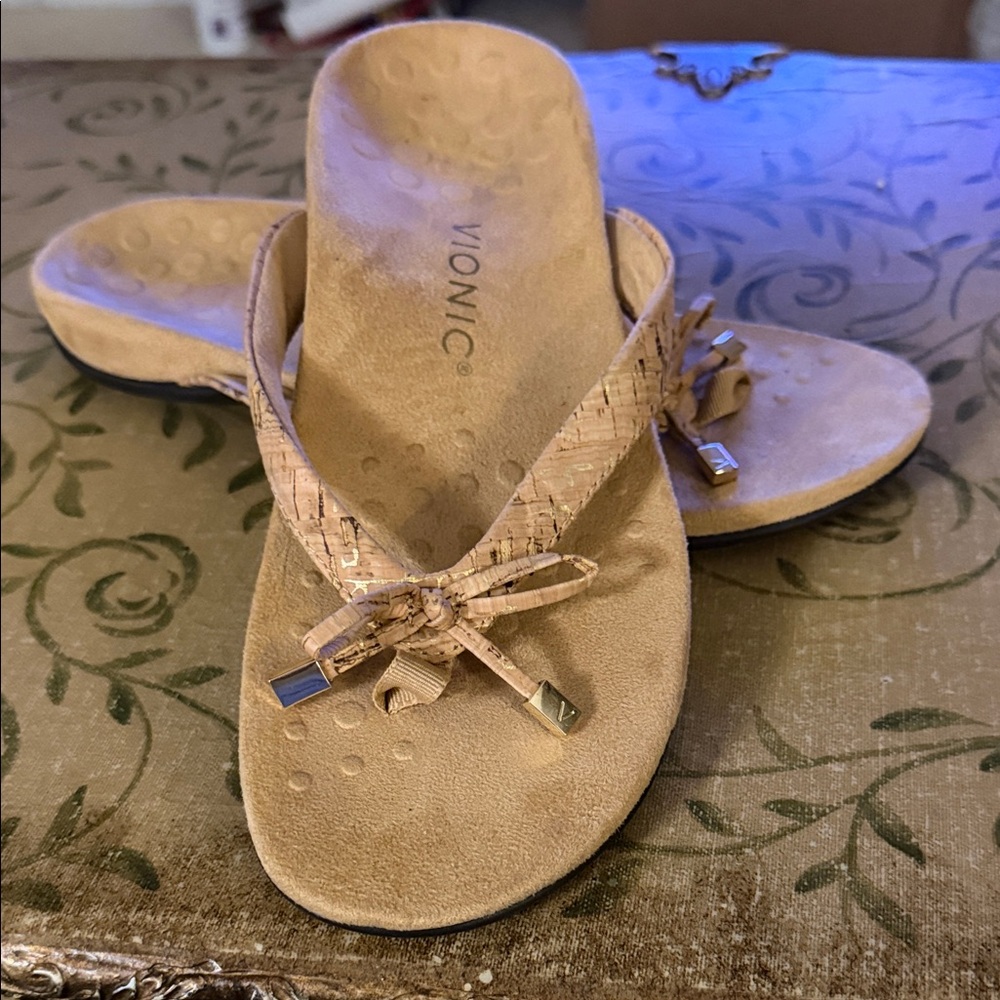 Vionic Women's Cork Tan Sandals